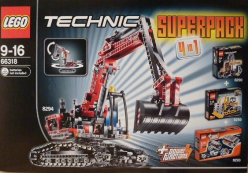 66318 - Technic Super Pack 4 in 1 (8259, 8290, 8293)
