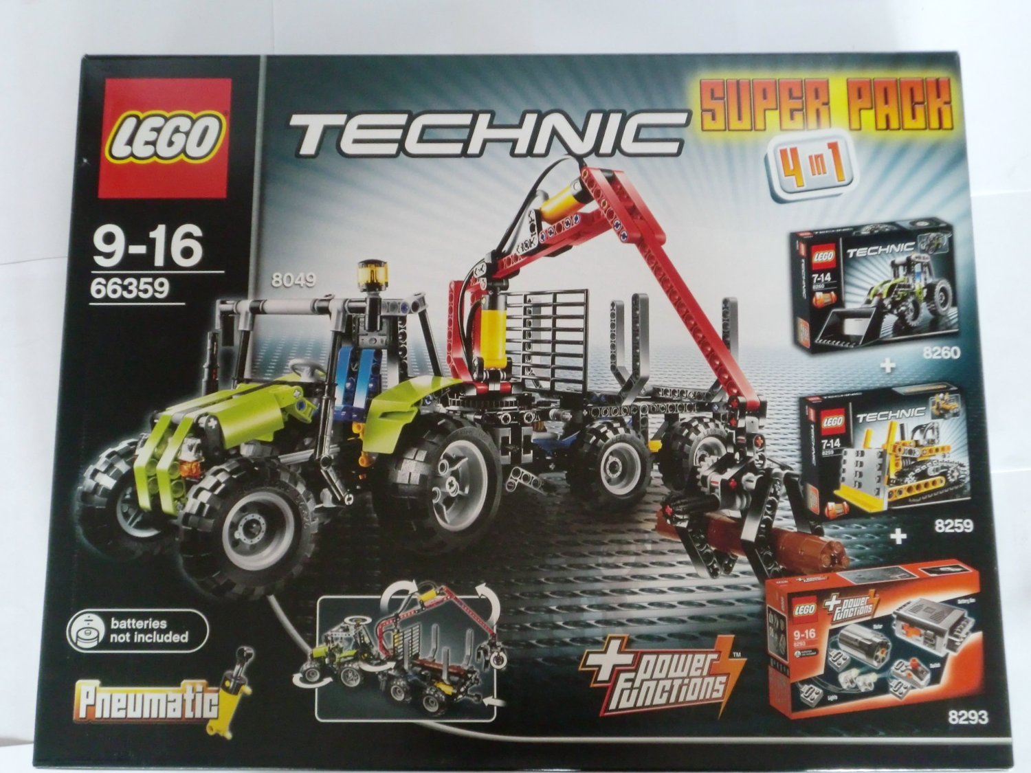66359 - Technic Super Pack 4 in 1 (8049, 8259, 8260)